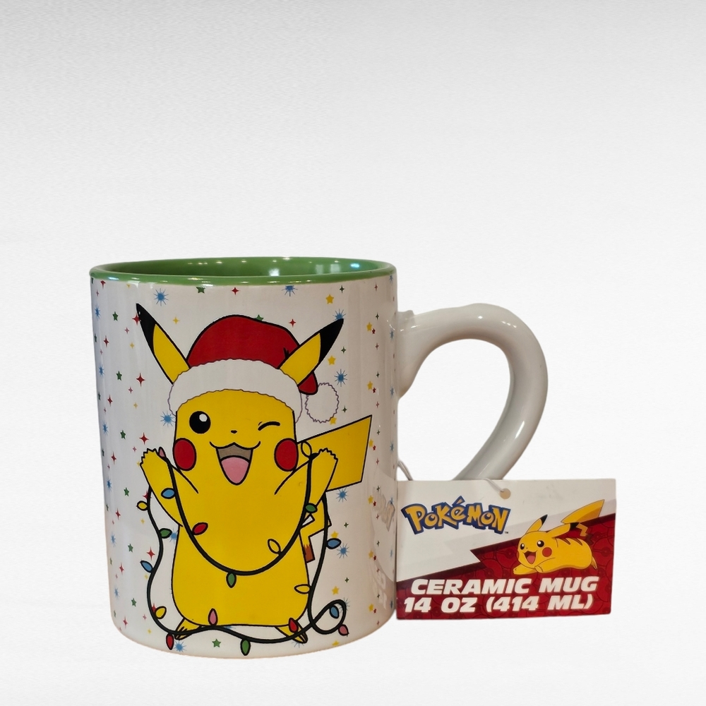 Pokemon Pikachu Christmas Mug Coffee Cup 14oz